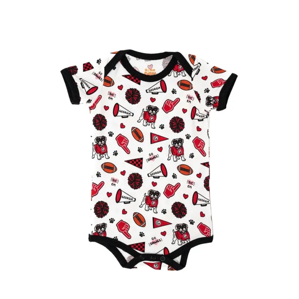 UGA bamboo onesie